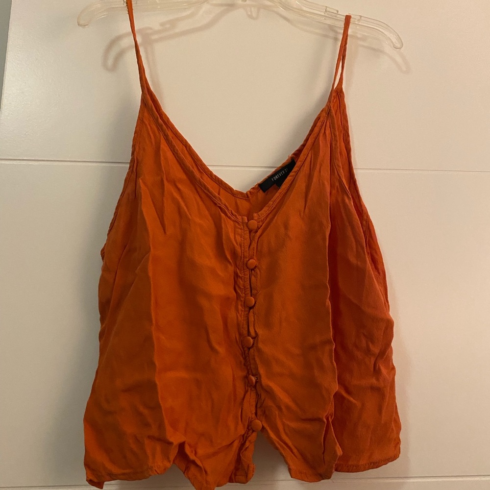Button Down Tank Top